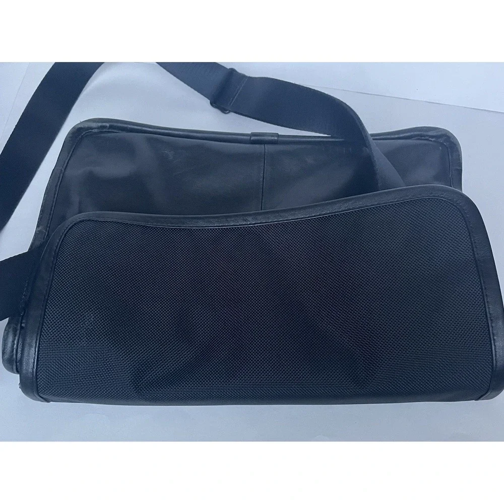 Vintage Tumi‎ Men's Leather Laptop Briefcase Black Business Travel Bag 92112DH
